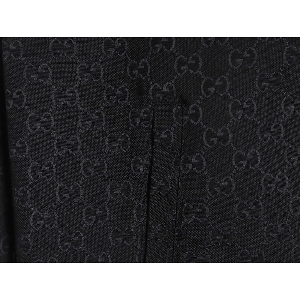 Gucci allover double G jacquard shirt jacket TSK1,Gucci Jacket,Jacket,APPAREL
