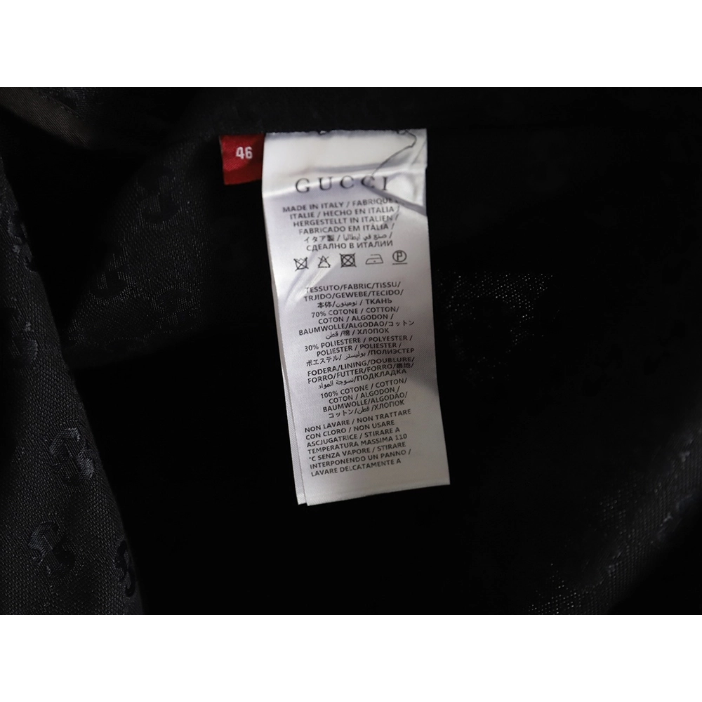 Gucci allover double G jacquard shirt jacket TSK1,Gucci Jacket,Jacket,APPAREL