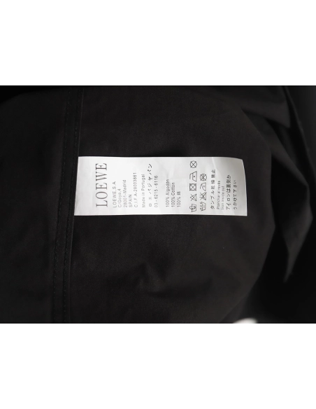 Loewe classic embroidered fluorescent pink logo shirt jacket,Loewe Jacket,Jacket,APPAREL