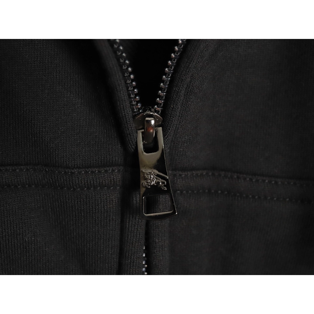 Burberry Warhorse Logo Embroidered Hooded Jacket TSK1,Burberry Jacket,Jacket,APPAREL