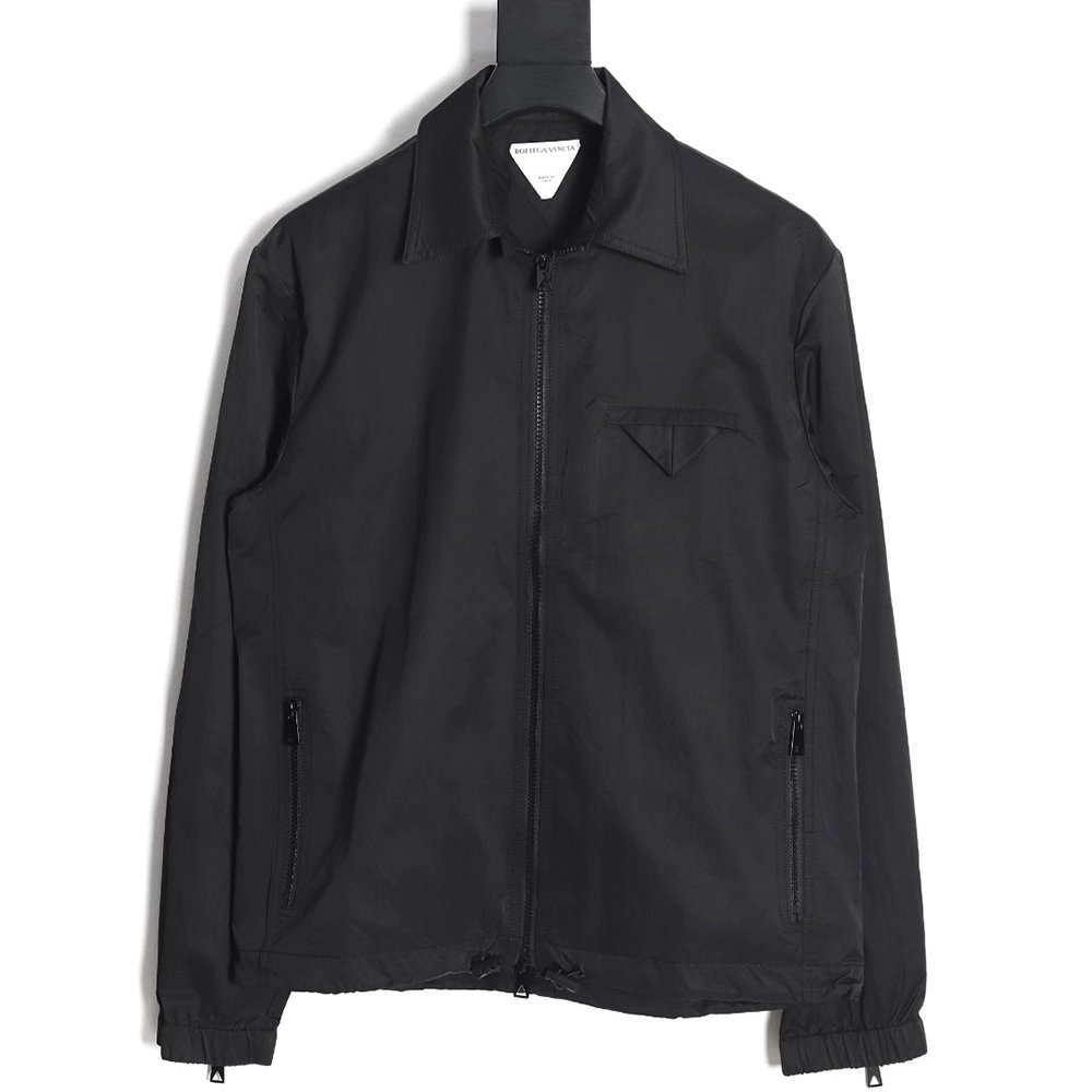 Bottega Veneta triangle pocket lapel nylon jacket TSK2,Bottega Veneta Jacket,Jacket,APPAREL