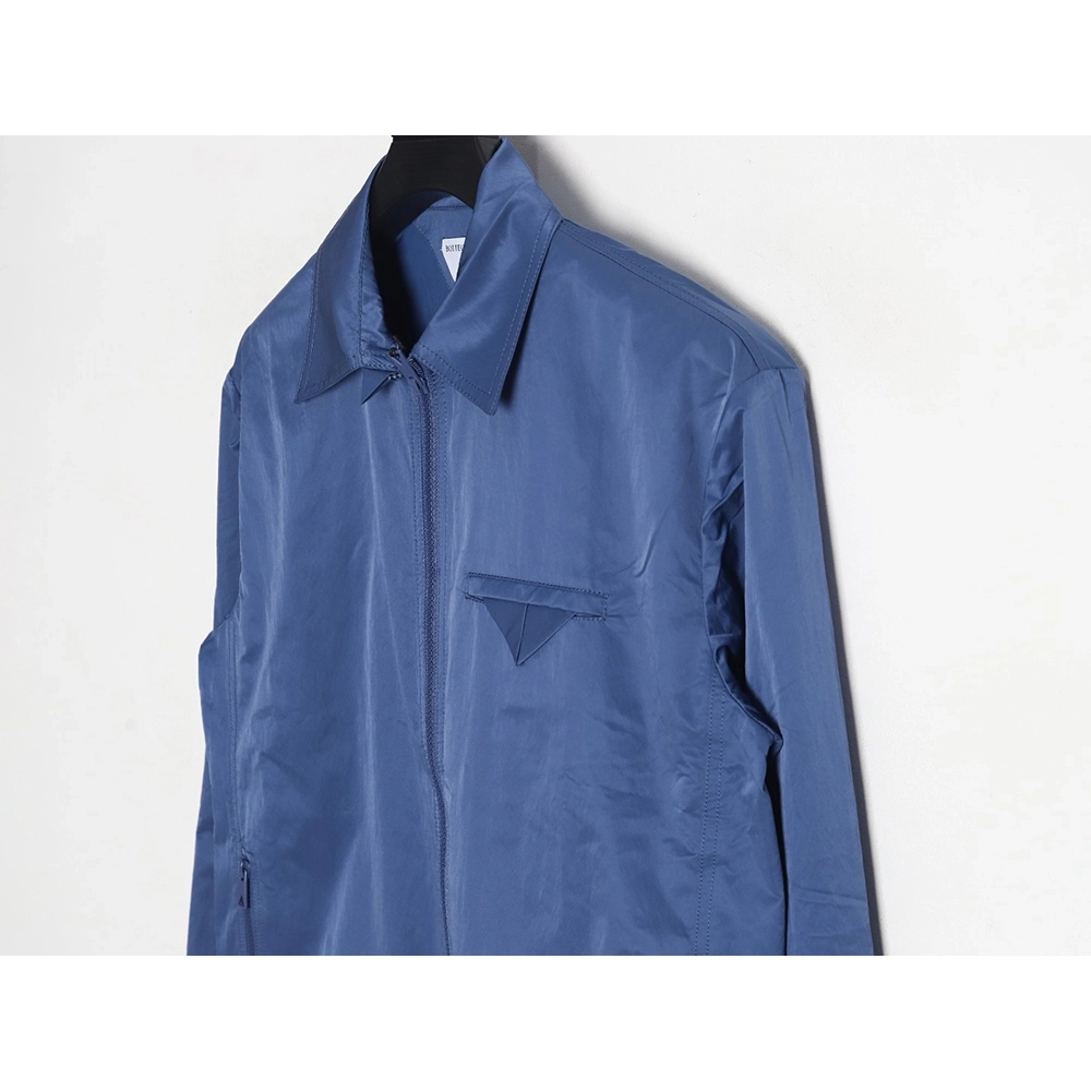 Bottega Veneta triangle pocket lapel nylon jacket TSK1,Bottega Veneta Jacket,Jacket,APPAREL
