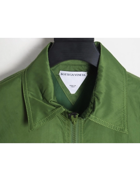 Bottega Veneta triangle pocket lapel nylon jacket,Bottega Veneta Jacket,Jacket,APPAREL
