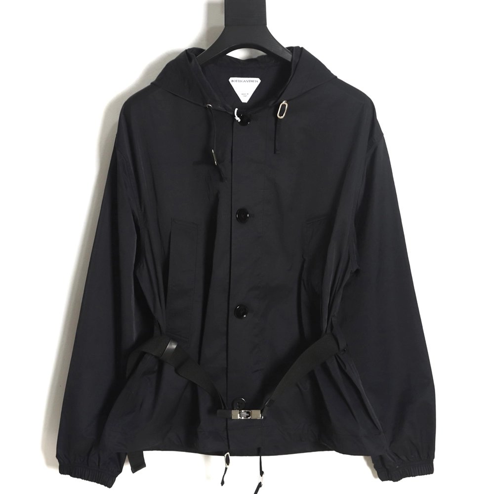 Bottega Veneta hooded jacket with detachable waist bag TSK1,Bottega Veneta Jacket,Jacket,APPAREL