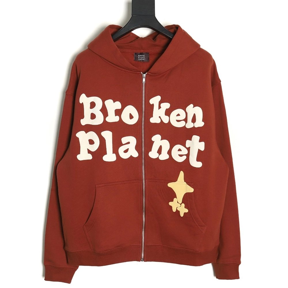 Broken Planet Market Star Hooded ZipUp Jacket,Broken Planet Jacket,Jacket,APPAREL