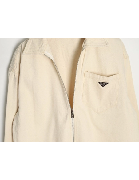 Prada triangle logo pocket zipup jacket,Prada Jacket,Jacket,APPAREL