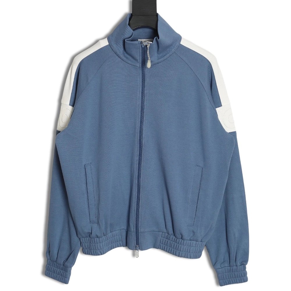 Dior arm embroidered letter contrast jacket,Gucci Jacket,Jacket,APPAREL