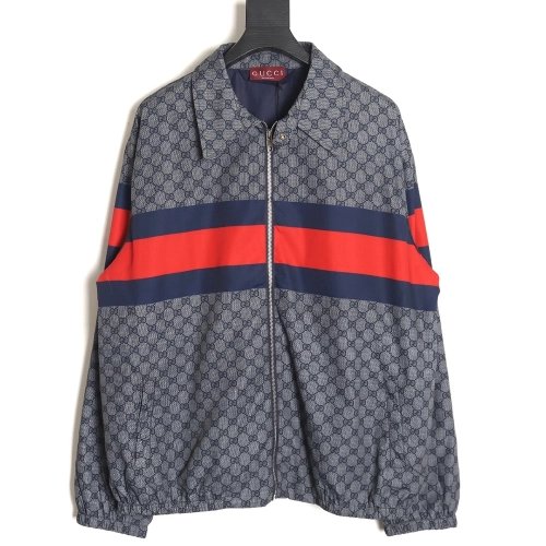 Gucci 24ss Smooth Nylon Webbing Jacket TSK2,Gucci Jacket,Jacket,APPAREL