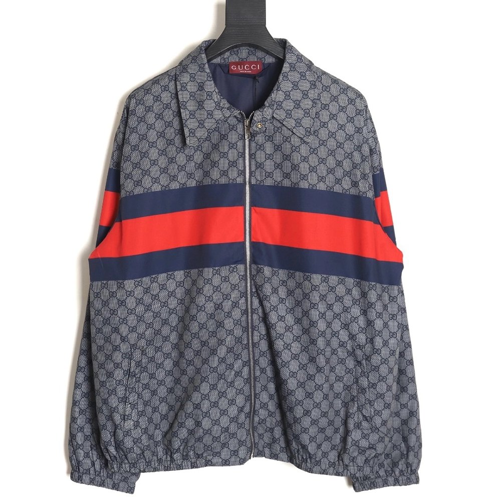 Gucci 24ss Smooth Nylon Webbing Jacket TSK2,Gucci Jacket,Jacket,APPAREL