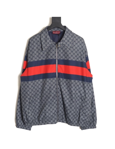 Gucci 24ss Smooth Nylon Webbing Jacket TSK2,Gucci Jacket,Jacket,APPAREL