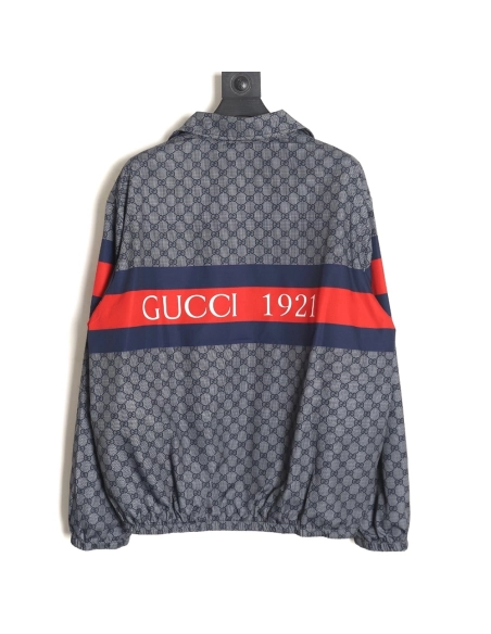 Gucci 24ss Smooth Nylon Webbing Jacket TSK2,Gucci Jacket,Jacket,APPAREL