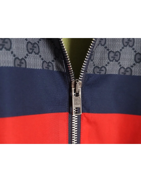 Gucci 24ss Smooth Nylon Webbing Jacket TSK2,Gucci Jacket,Jacket,APPAREL