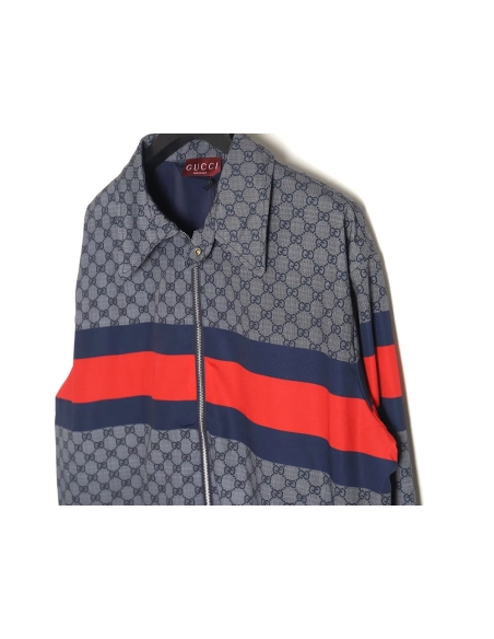 Gucci 24ss Smooth Nylon Webbing Jacket TSK2,Gucci Jacket,Jacket,APPAREL