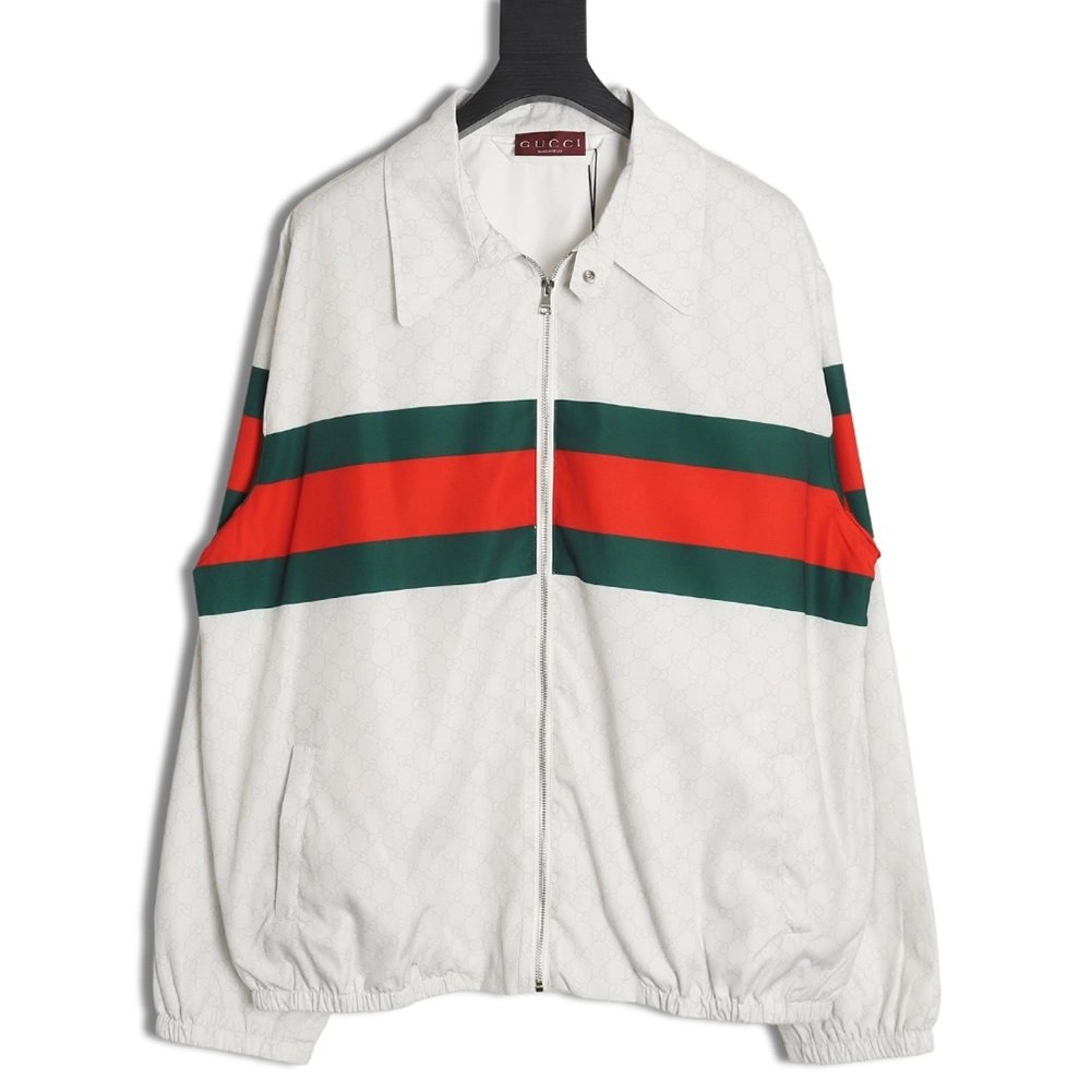 Gucci 24ss Smooth Nylon Webbing Jacket TSK1,Gucci Jacket,Jacket,APPAREL