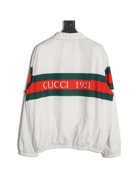 Gucci 24ss Smooth Nylon Webbing Jacket TSK1,Gucci Jacket,Jacket,APPAREL