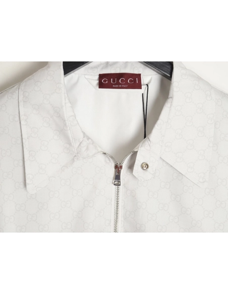 Gucci 24ss Smooth Nylon Webbing Jacket TSK1,Gucci Jacket,Jacket,APPAREL