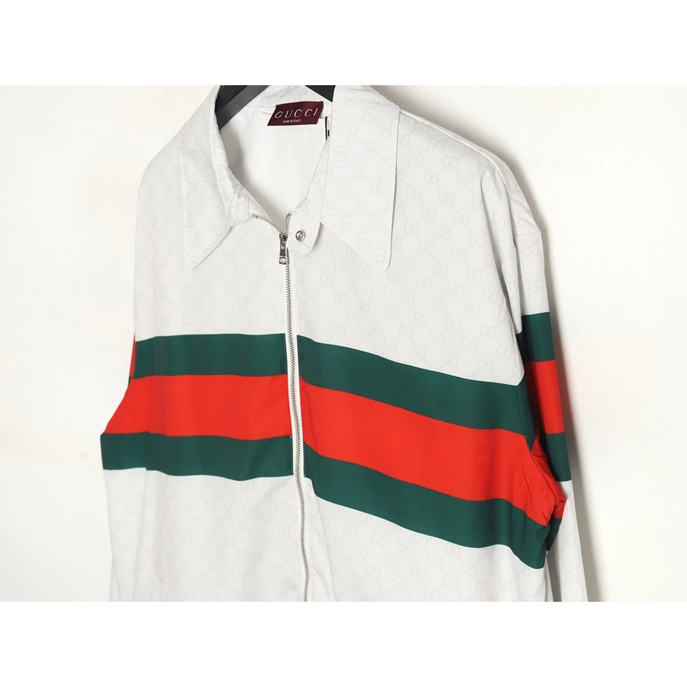Gucci 24ss Smooth Nylon Webbing Jacket TSK1,Gucci Jacket,Jacket,APPAREL