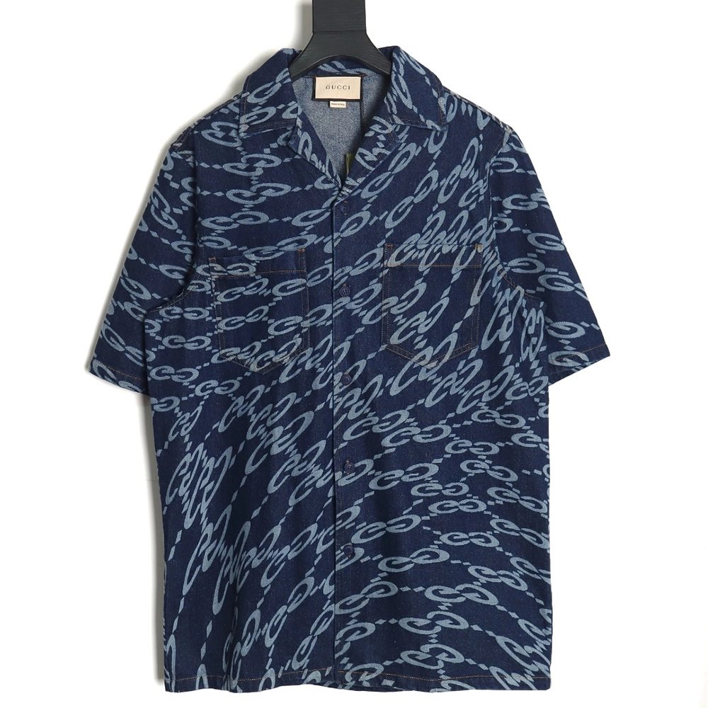 Gucci 24SS Spring and Summer New Classic Jacket Short Sleeve Shirt,Gucci Jacket,Jacket,APPAREL