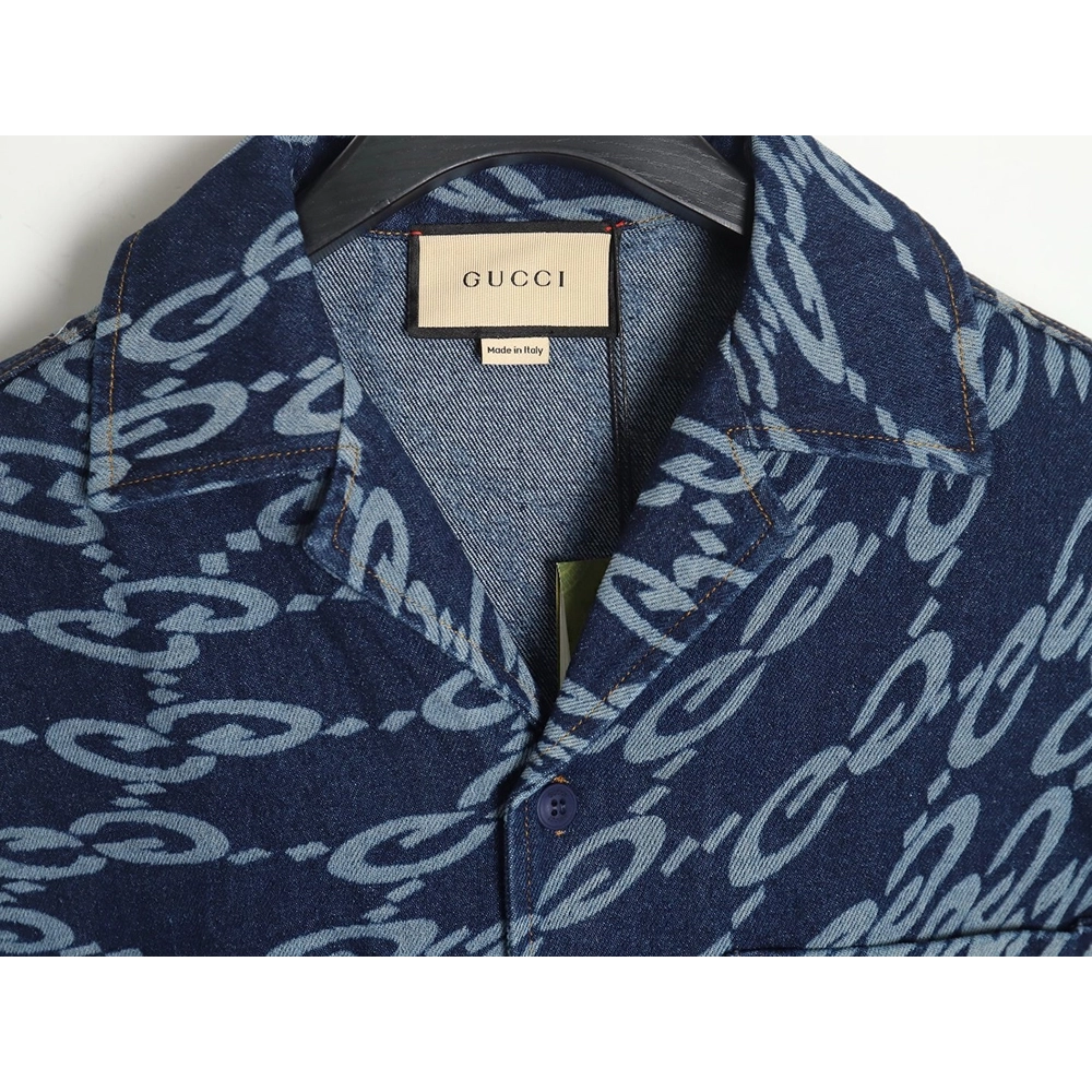 Gucci 24SS Spring and Summer New Classic Jacket Short Sleeve Shirt,Gucci Jacket,Jacket,APPAREL