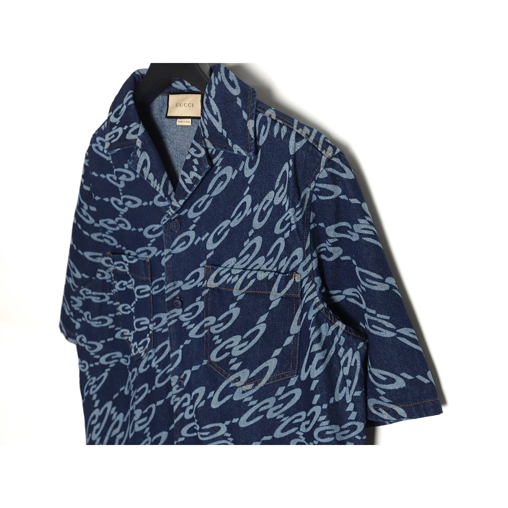 Gucci 24SS Spring and Summer New Classic Jacket Short Sleeve Shirt,Gucci Jacket,Jacket,APPAREL
