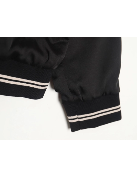 Prada 24SS mulberry silk ribbon hem hooded jacket,Prada Jacket,Jacket,APPAREL