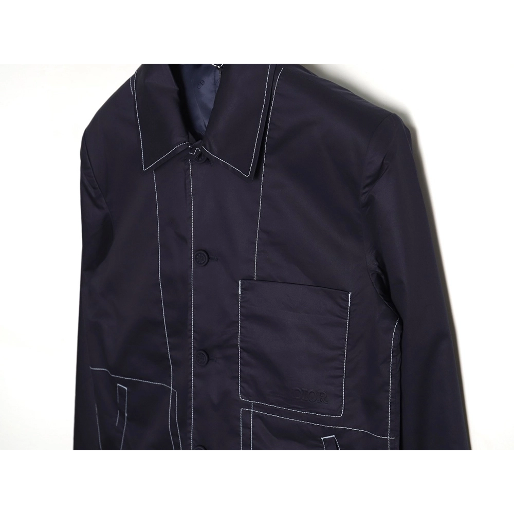 Dior CD24SS topstitched threepocket work jacket,Dior Jacket,Jacket,APPAREL