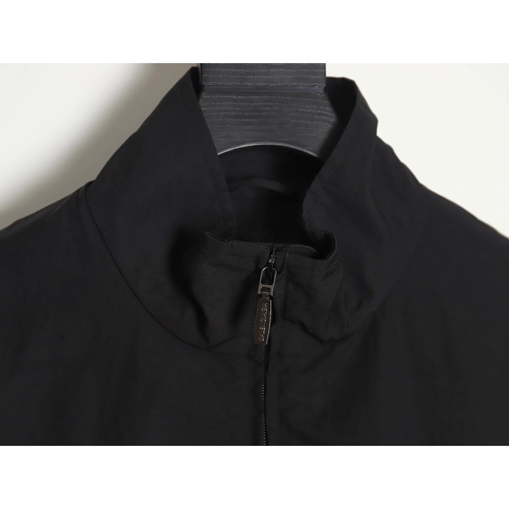 Balenciaga 24SS back letter embroidered stand collar jacket TSK1,Balenciaga Jacket,Jacket,APPAREL