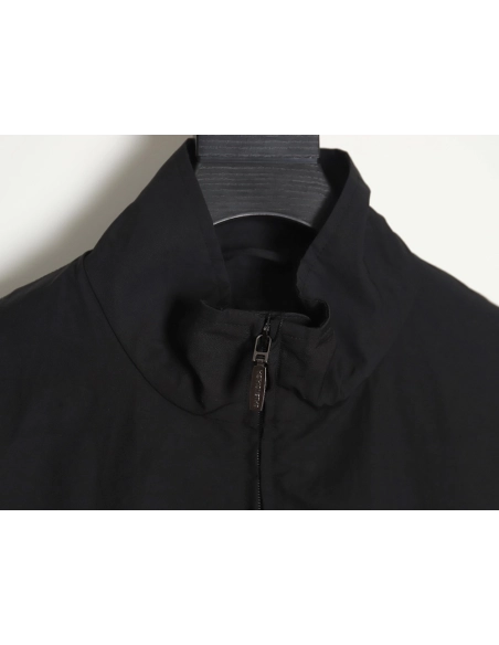 Balenciaga 24SS back letter embroidered stand collar jacket TSK1,Balenciaga Jacket,Jacket,APPAREL