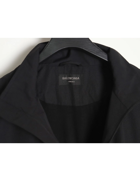 Balenciaga 24SS back letter embroidered stand collar jacket TSK1,Balenciaga Jacket,Jacket,APPAREL