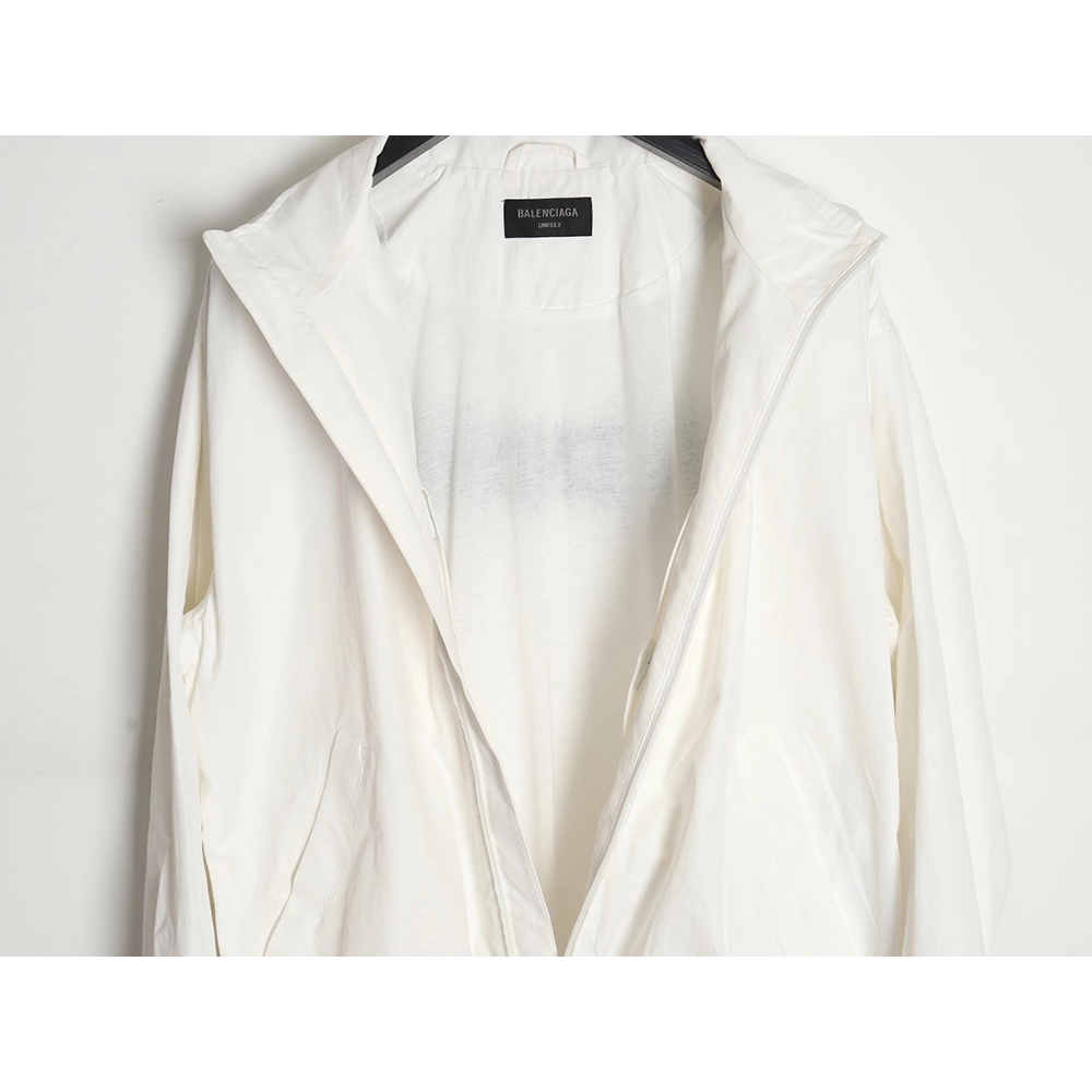 Balenciaga 24SS back letter embroidered stand collar jacket,Balenciaga Jacket,Jacket,APPAREL