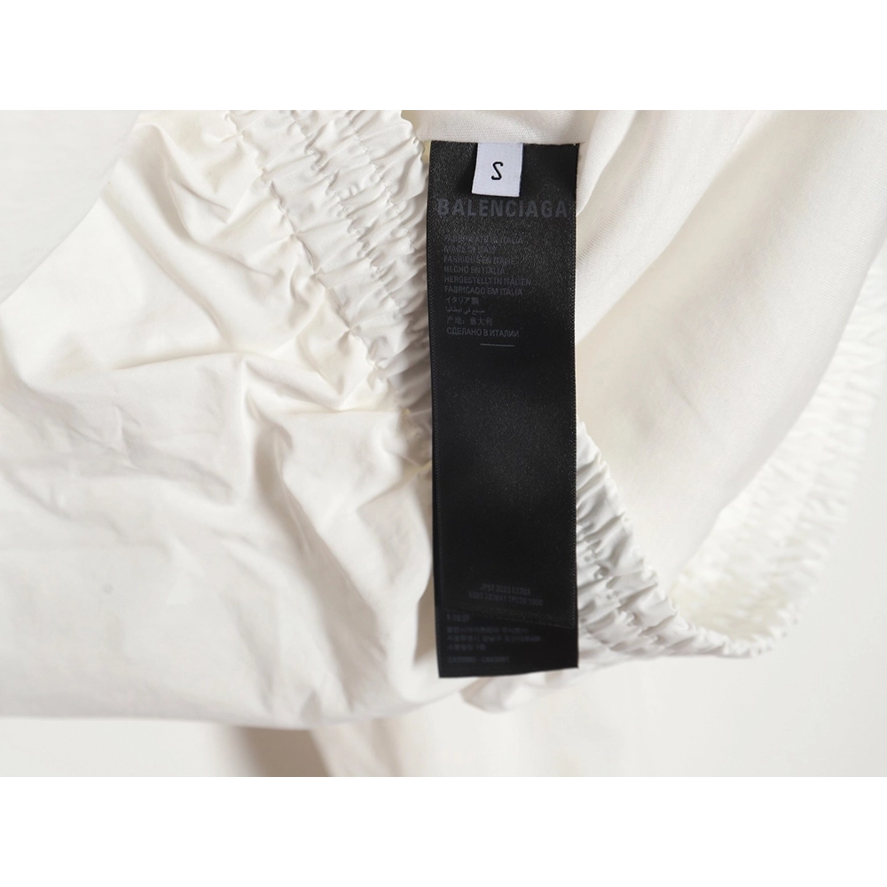 Balenciaga 24SS back letter embroidered stand collar jacket,Balenciaga Jacket,Jacket,APPAREL