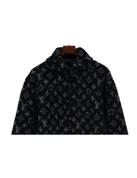 LV teddy velvet jacket,Louis Vuitton Jacket,Jacket,APPAREL
