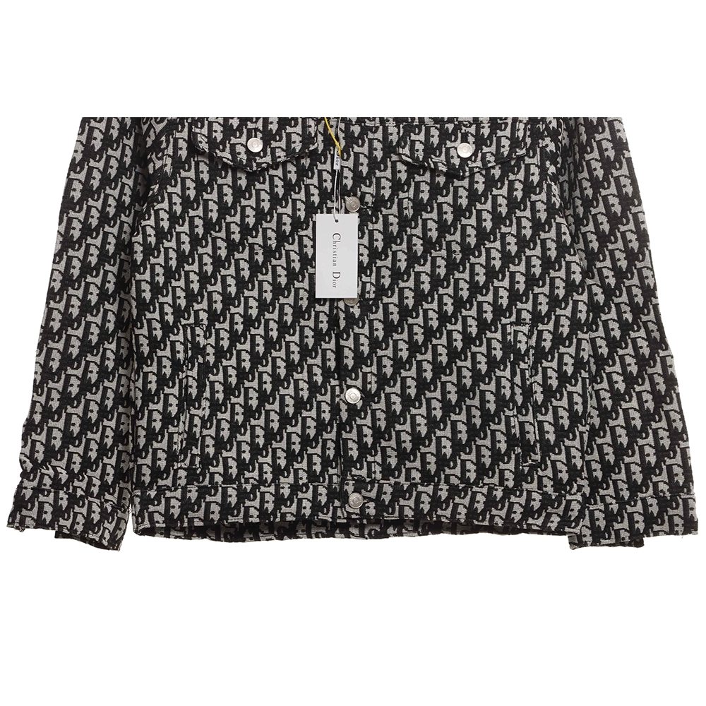 Dior classic LOGO jacquard allover printed jacket,Dior Jacket,Jacket,APPAREL