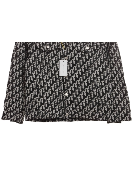Dior classic LOGO jacquard allover printed jacket,Dior Jacket,Jacket,APPAREL