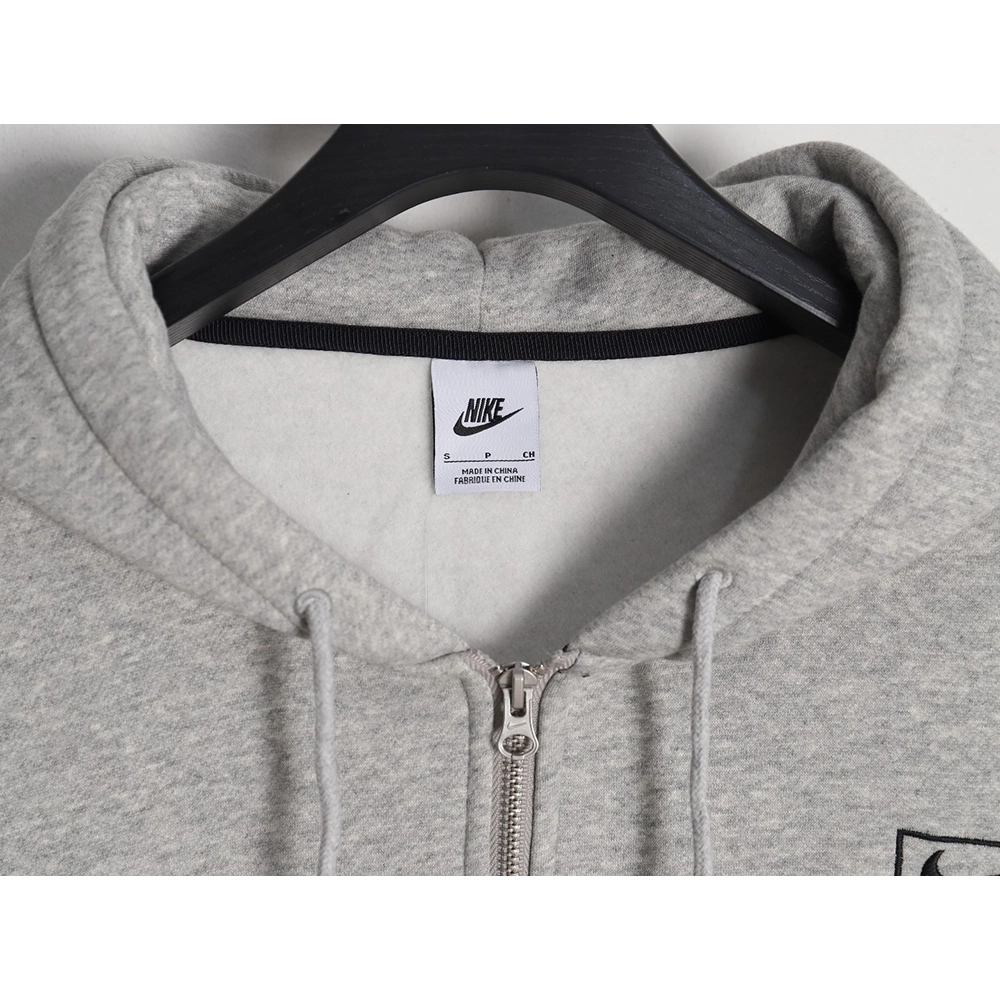 Nike x Stussy zipper drawstring hooded sweatshirt jacket,Nike Jacket,Jacket,APPAREL