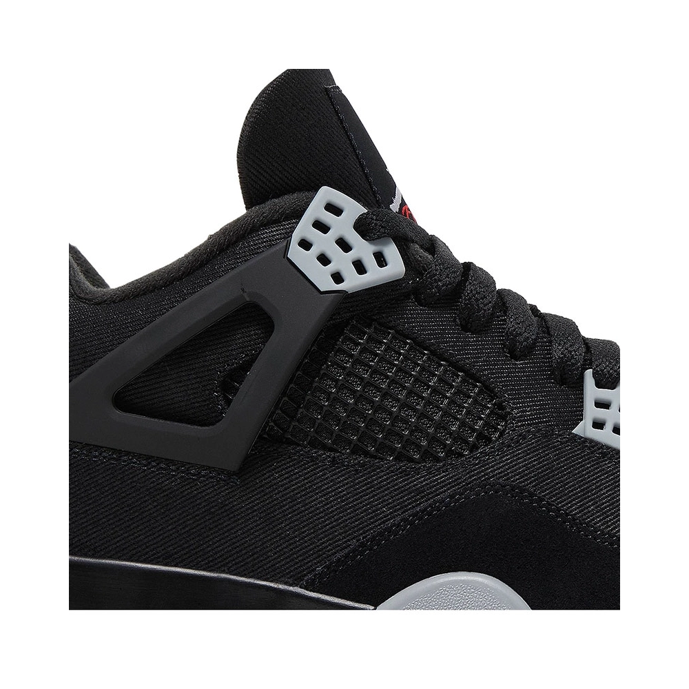AIR JORDAN 4 RETRO BLACK CANVAS DH7138 006,AIR JORDAN 4,Air Jordan
