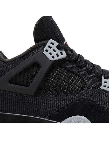 AIR JORDAN 4 RETRO BLACK CANVAS DH7138 006,AIR JORDAN 4,Air Jordan