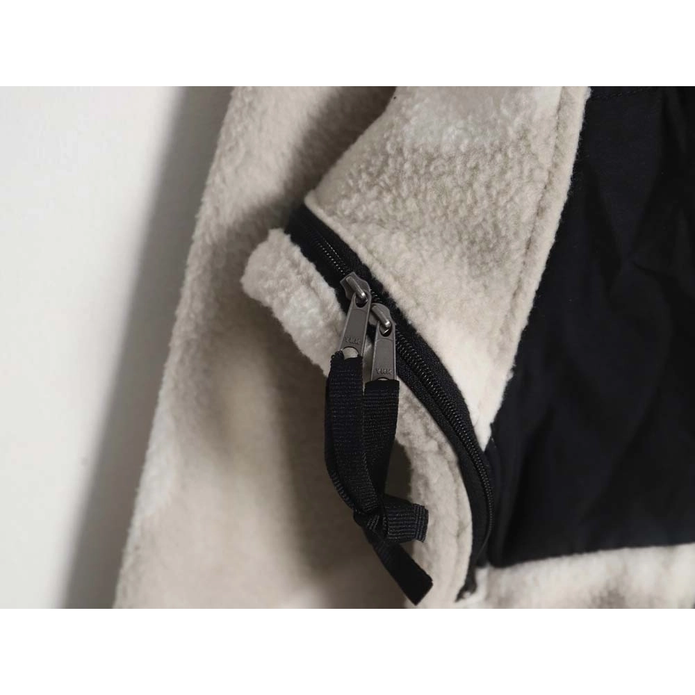 The North Face x KAWS North Face joint model FW23 1995 Denali Logo printed color block zipper fleece longsleeved jacket,The Nort