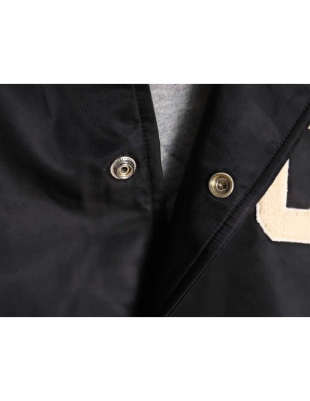 Celine Celine new embroidered letter hooded cotton jacket_CM_1,Celine Jacket,Jacket,APPAREL