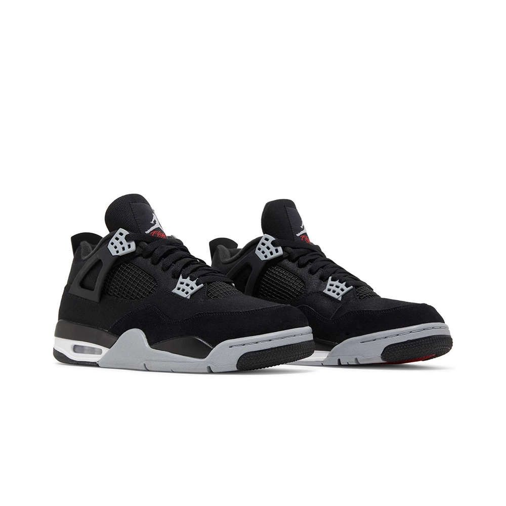 AIR JORDAN 4 RETRO BLACK CANVAS DH7138 006,AIR JORDAN 4,Air Jordan