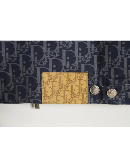 Dior 23ss new full printed old flower zipper jacket,Dior Jacket,Jacket,APPAREL