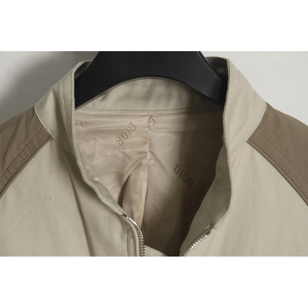 Dior 23ss autumn and winter new stand collar long sleeve flight jacket,Dior Jacket,Jacket,APPAREL