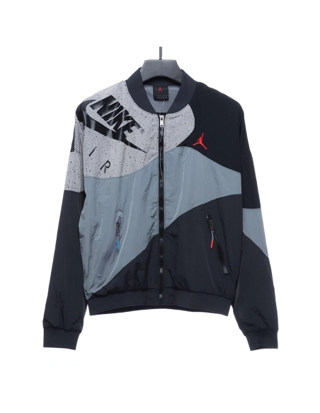 JORDAN PANELED CEMENT ZIP JACKET,Air Jordan Jacket,Jacket,APPAREL