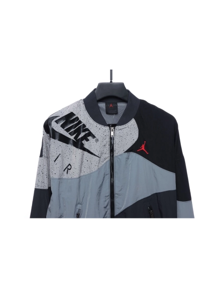 JORDAN PANELED CEMENT ZIP JACKET,Air Jordan Jacket,Jacket,APPAREL