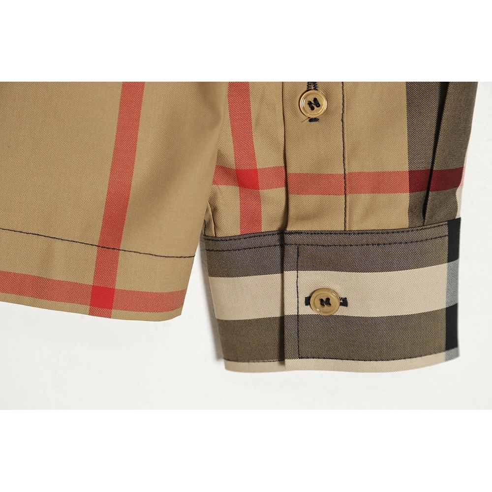 Burberry BBR 23SS Plaid Lapel Shirt Jacket,Burberry Jacket,Jacket,APPAREL