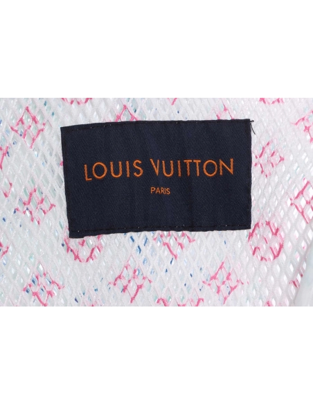 Louis Vuitton Gradient Presbyopia Mesh Hooded Jacket TSK1,Louis Vuitton Jacket,Jacket,APPAREL