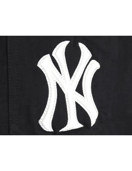 MLB Back Logo longsleeved shirt autumn heavy embroidered Oxford shirt jacket,MLB Jacket,Jacket,APPAREL