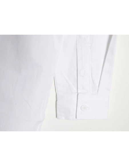 MLB Back Logo longsleeved shirt autumn heavy embroidered Oxford shirt jacket,MLB Jacket,Jacket,APPAREL