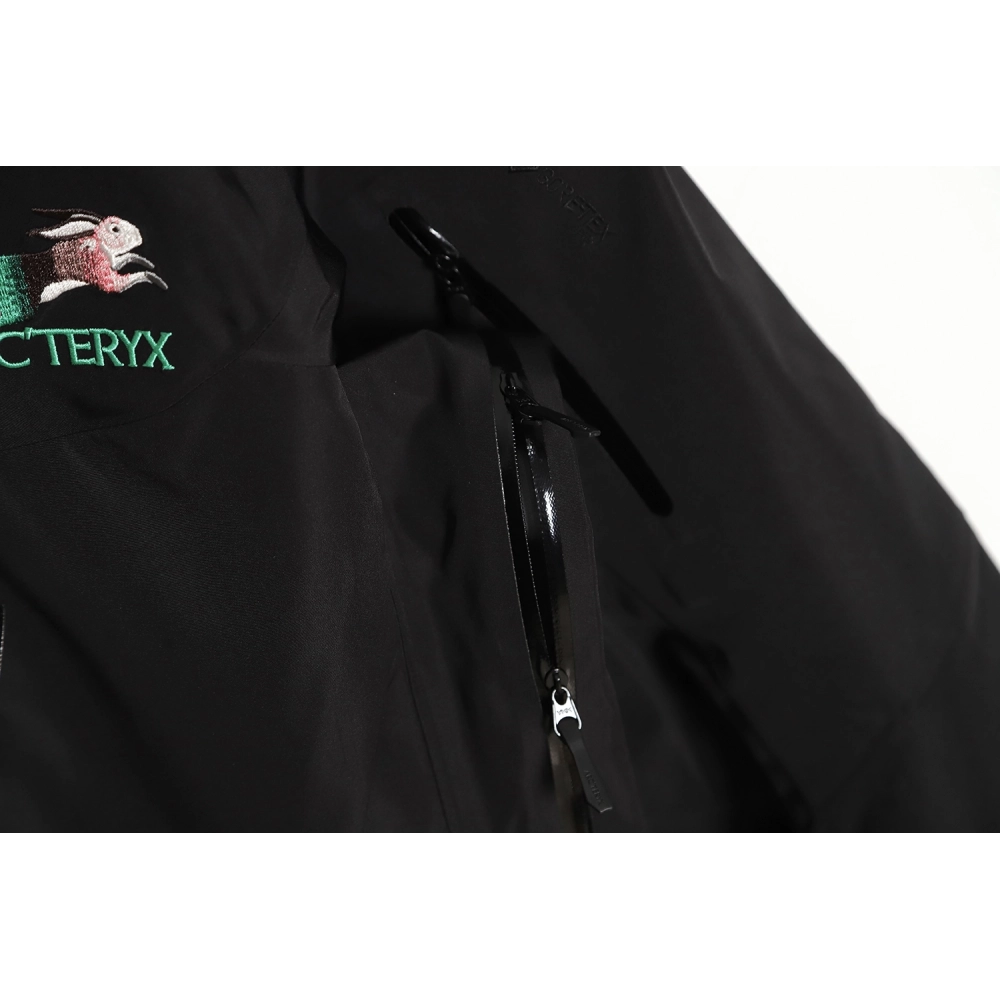 Arc`teryx Year of the Rabbit limited color logo hard shell jacket,Arcteryx Jacket,Jacket,APPAREL