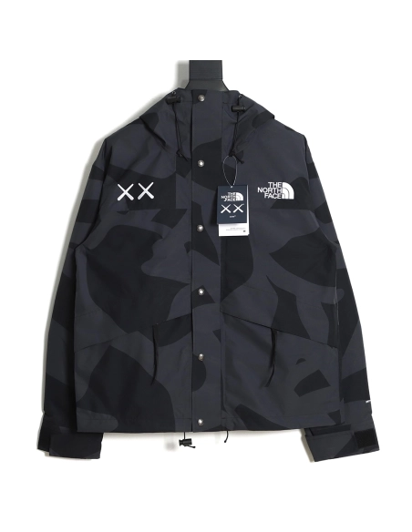 THE NORTH FACE x XX KAWS joint FW22 outdoor color matching hard shell hooded jacket TSK1,The North Face Jacket,Jacket,APPAREL